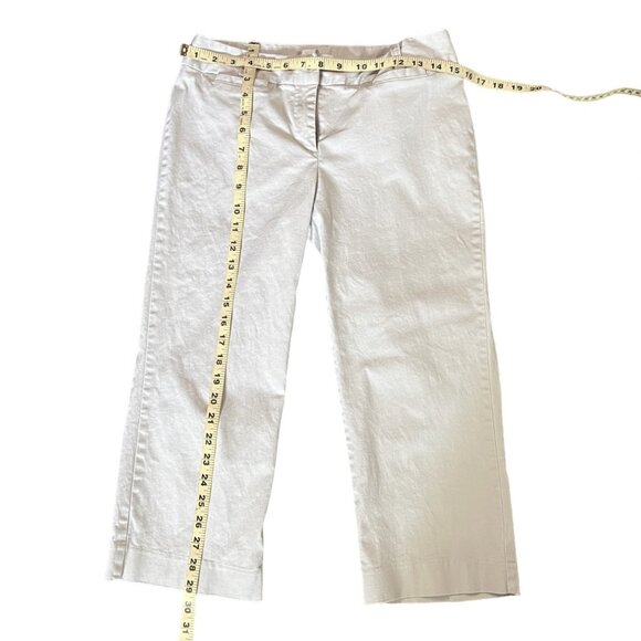 Women's Charter Club Petite Beige Capri Length Pants, Size 4P - Picture 4 of 11